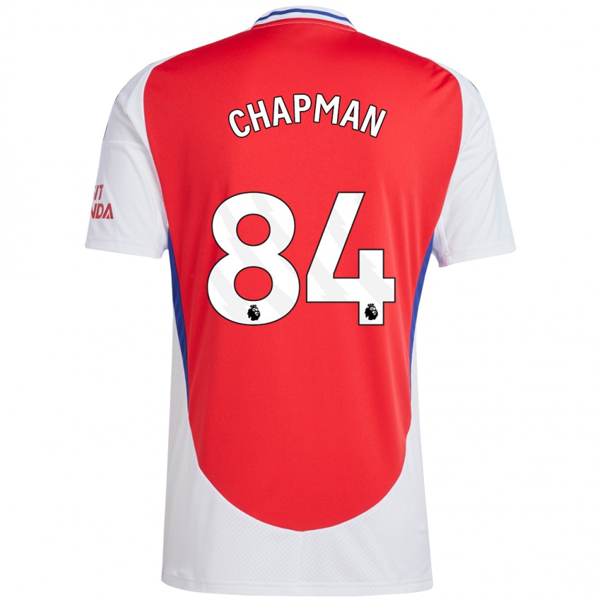 Kinderen Samuel Chapman #84 Rood Wit Thuisshirt Thuistenue 2024/25 T-Shirt