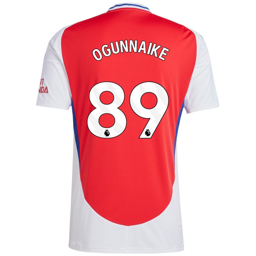 Kinderen Josh Ogunnaike #89 Rood Wit Thuisshirt Thuistenue 2024/25 T-Shirt