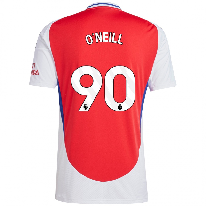 Kinderen Ceadach O'neill #90 Rood Wit Thuisshirt Thuistenue 2024/25 T-Shirt