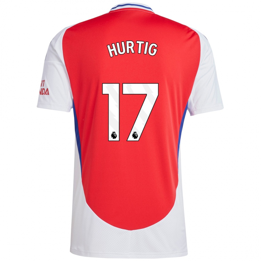 Kinderen Lina Hurtig #17 Rood Wit Thuisshirt Thuistenue 2024/25 T-Shirt