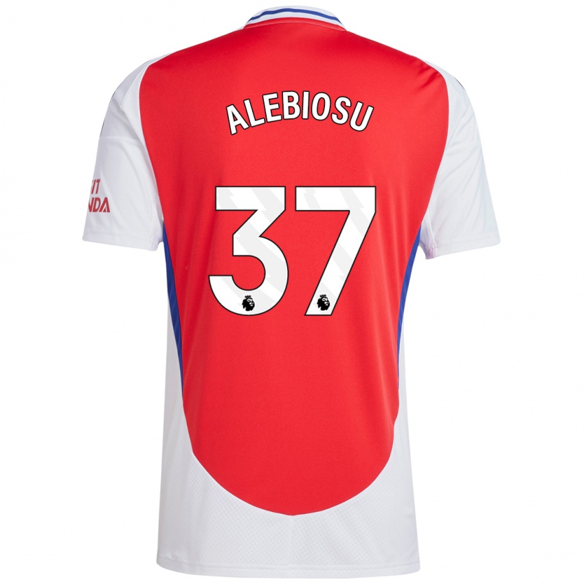 Kinderen Ryan Alebiosu #37 Rood Wit Thuisshirt Thuistenue 2024/25 T-Shirt