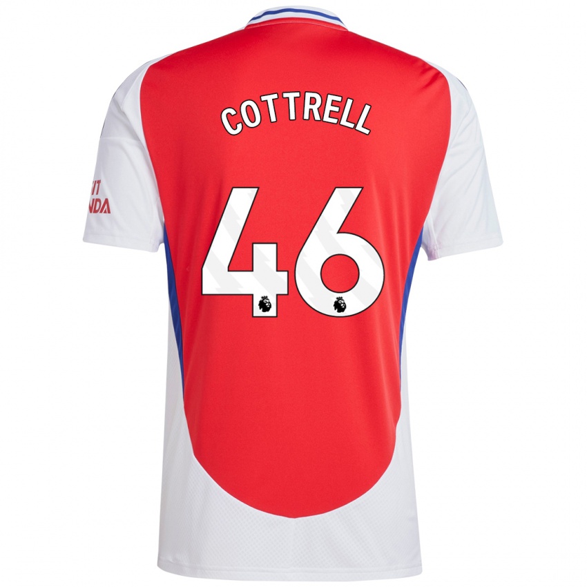 Kinderen Ben Cottrell #46 Rood Wit Thuisshirt Thuistenue 2024/25 T-Shirt