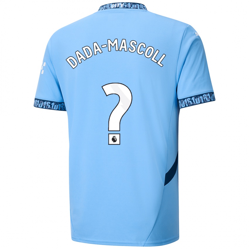 Kinderen Isaiah Dada-Mascoll #0 Marineblauw Thuisshirt Thuistenue 2024/25 T-Shirt