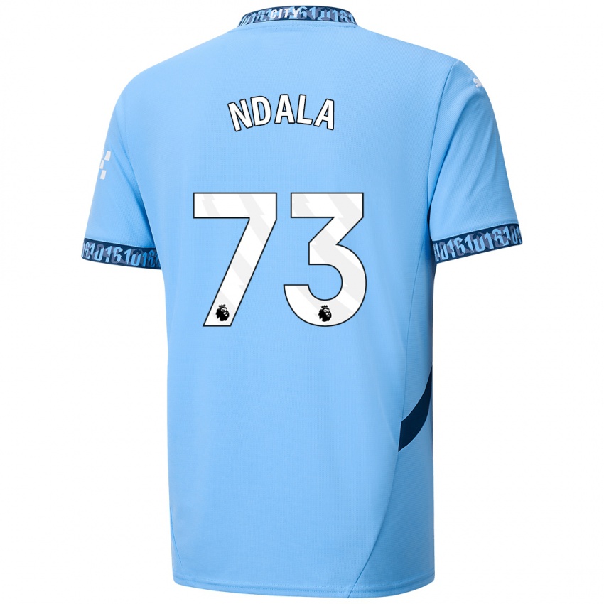 Kinderen Joel Ndala #73 Marineblauw Thuisshirt Thuistenue 2024/25 T-Shirt