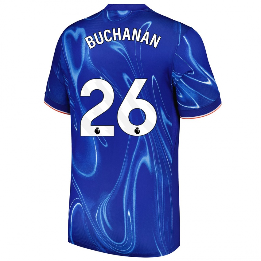 Kinderen Kadeisha Buchanan #26 Blauw Wit Thuisshirt Thuistenue 2024/25 T-Shirt