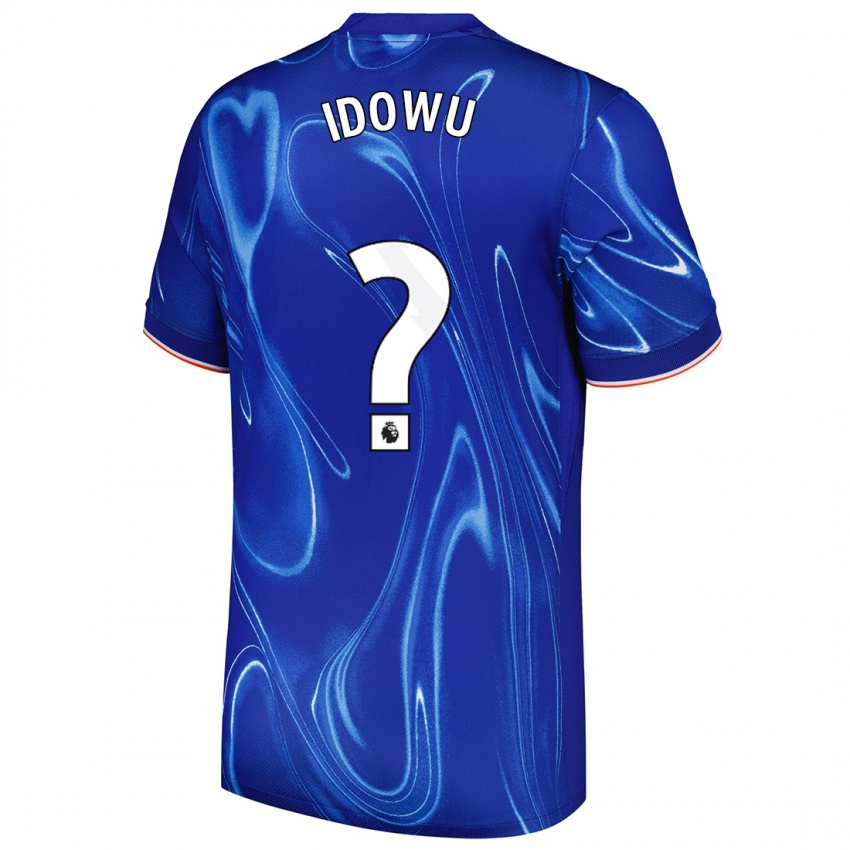 Kinderen Tudor Mendel-Idowu #0 Blauw Wit Thuisshirt Thuistenue 2024/25 T-Shirt