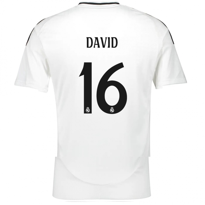 Kinderen Antonio David #16 Wit Thuisshirt Thuistenue 2024/25 T-Shirt