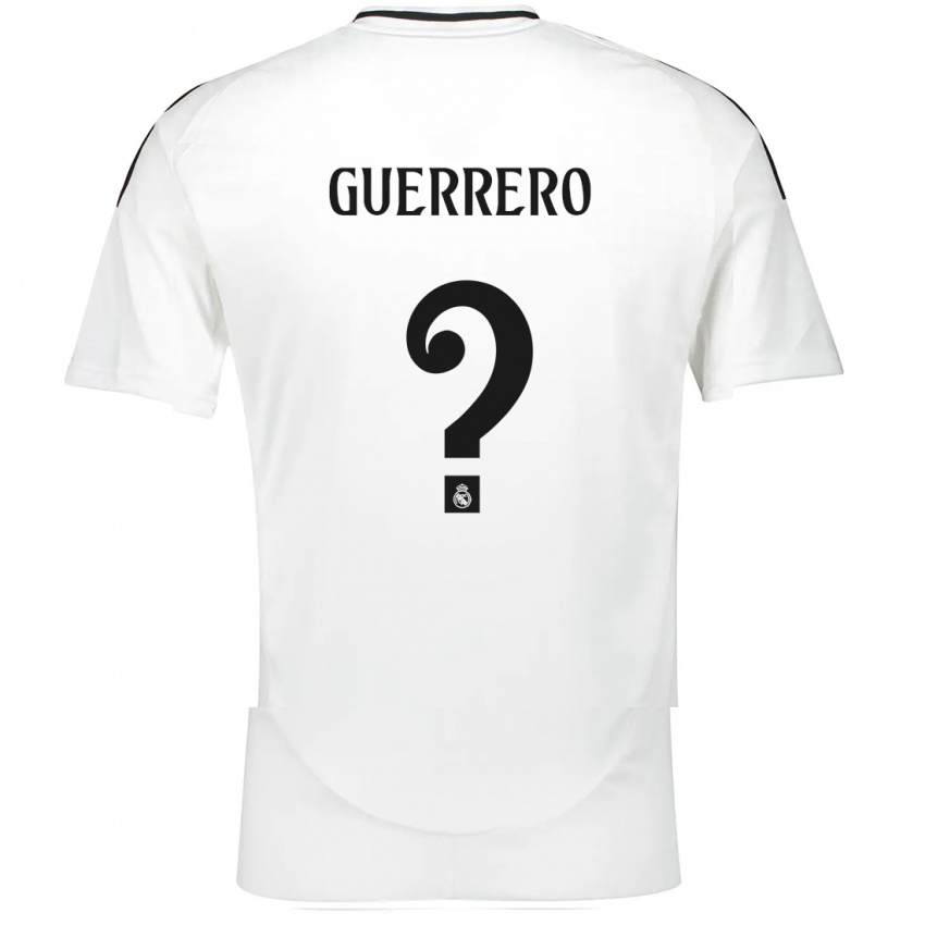 Kinderen Julen Guerrero #0 Wit Thuisshirt Thuistenue 2024/25 T-Shirt