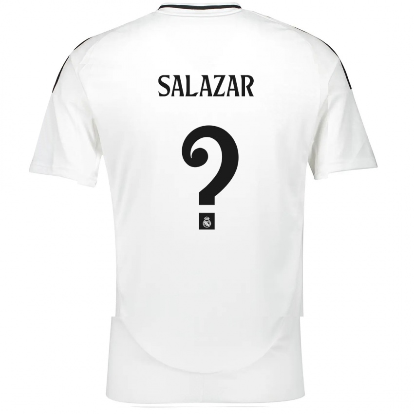 Kinderen Isra Salazar #0 Wit Thuisshirt Thuistenue 2024/25 T-Shirt