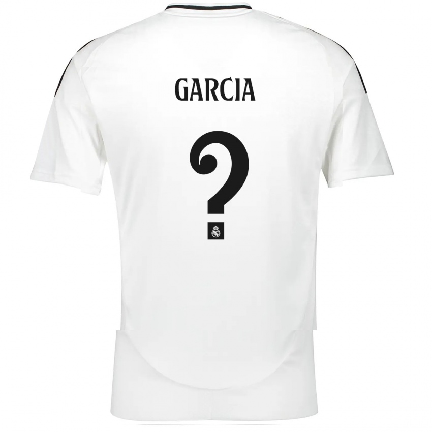 Kinderen Christian Garcia #0 Wit Thuisshirt Thuistenue 2024/25 T-Shirt