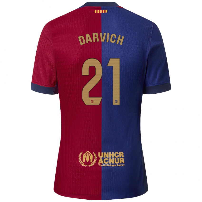 Kinderen Noah Darvich #21 Blauw Rood Thuisshirt Thuistenue 2024/25 T-Shirt