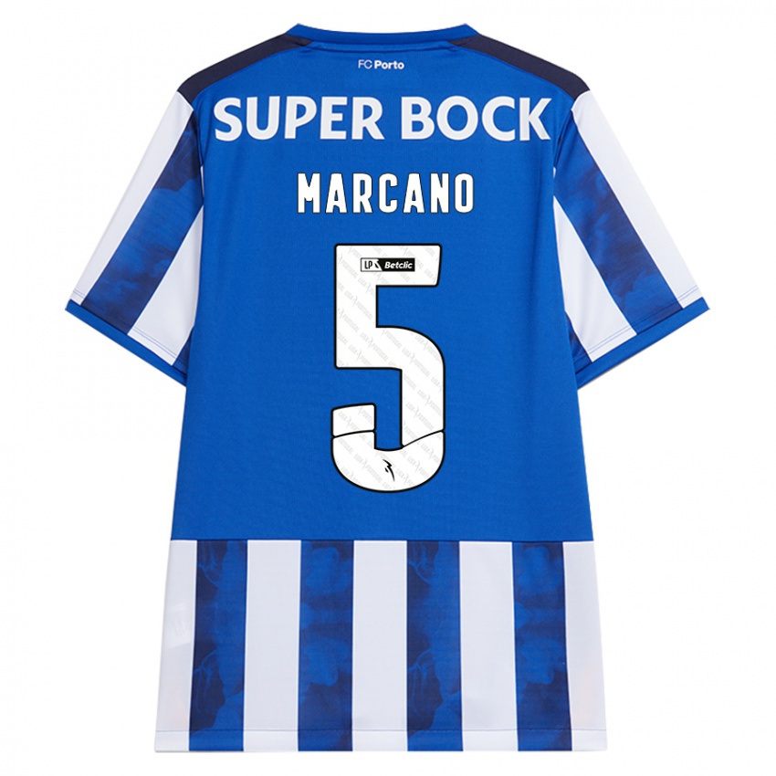 Kinderen Ivan Marcano #5 Blauw Wit Thuisshirt Thuistenue 2024/25 T-Shirt