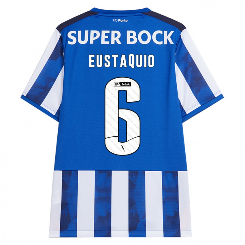 Kinderen Stephen Eustaquio #6 Blauw Wit Thuisshirt Thuistenue 2024/25 T-Shirt