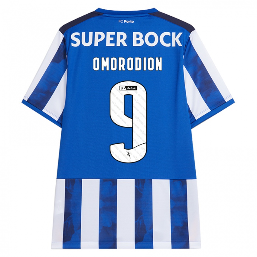 Kinderen Samu Omorodion #9 Blauw Wit Thuisshirt Thuistenue 2024/25 T-Shirt