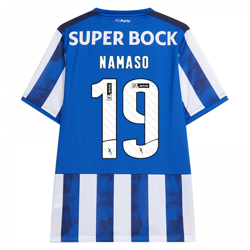 Kinderen Danny Namaso #19 Blauw Wit Thuisshirt Thuistenue 2024/25 T-Shirt