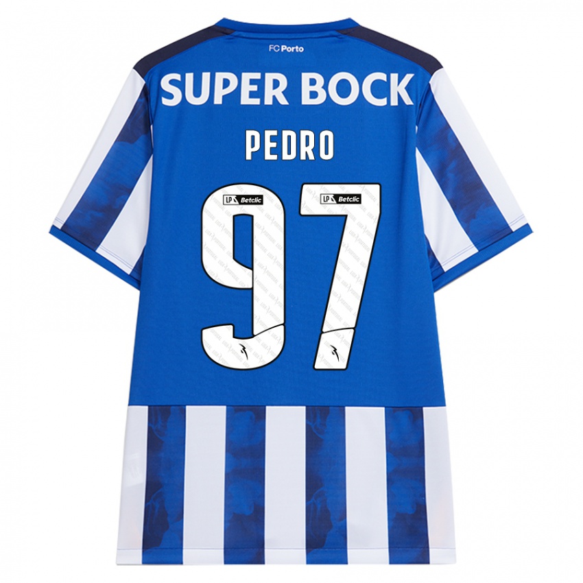 Kinderen Zé Pedro #97 Blauw Wit Thuisshirt Thuistenue 2024/25 T-Shirt