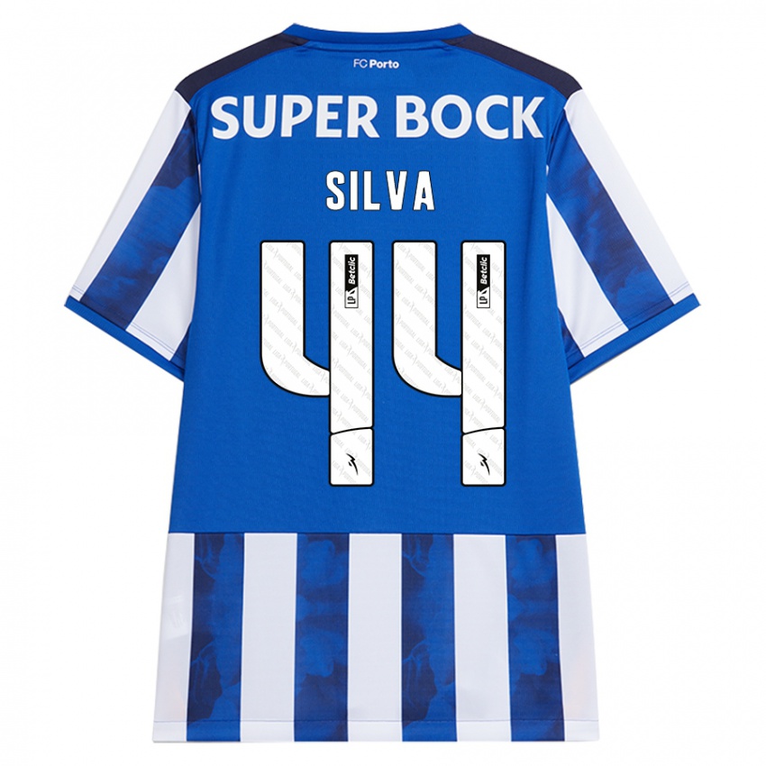 Kinderen Felipe Silva #44 Blauw Wit Thuisshirt Thuistenue 2024/25 T-Shirt