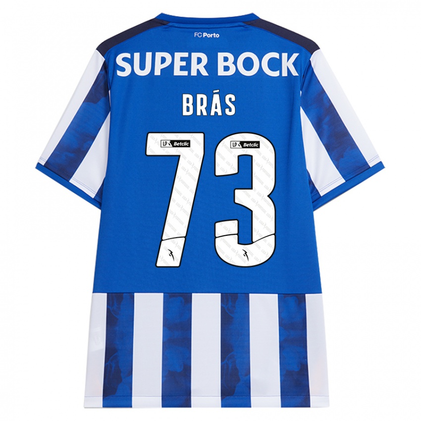 Kinderen Gabriel Brás #73 Blauw Wit Thuisshirt Thuistenue 2024/25 T-Shirt