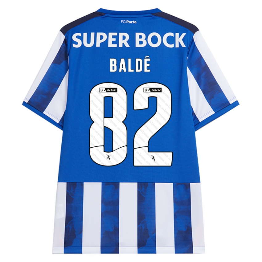 Kinderen Alfa Baldé #82 Blauw Wit Thuisshirt Thuistenue 2024/25 T-Shirt