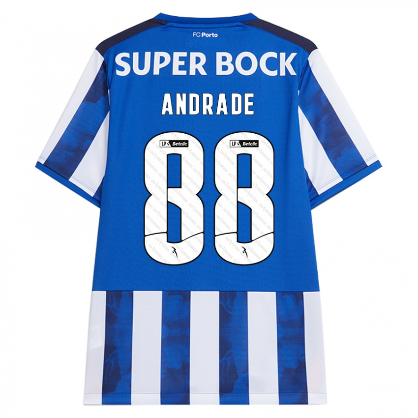 Kinderen Domingos Andrade #88 Blauw Wit Thuisshirt Thuistenue 2024/25 T-Shirt