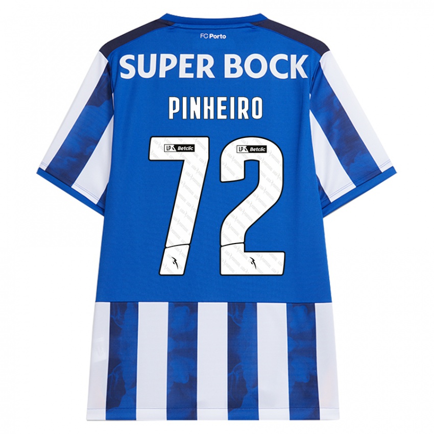 Kinderen Rodrigo Pinheiro #72 Blauw Wit Thuisshirt Thuistenue 2024/25 T-Shirt