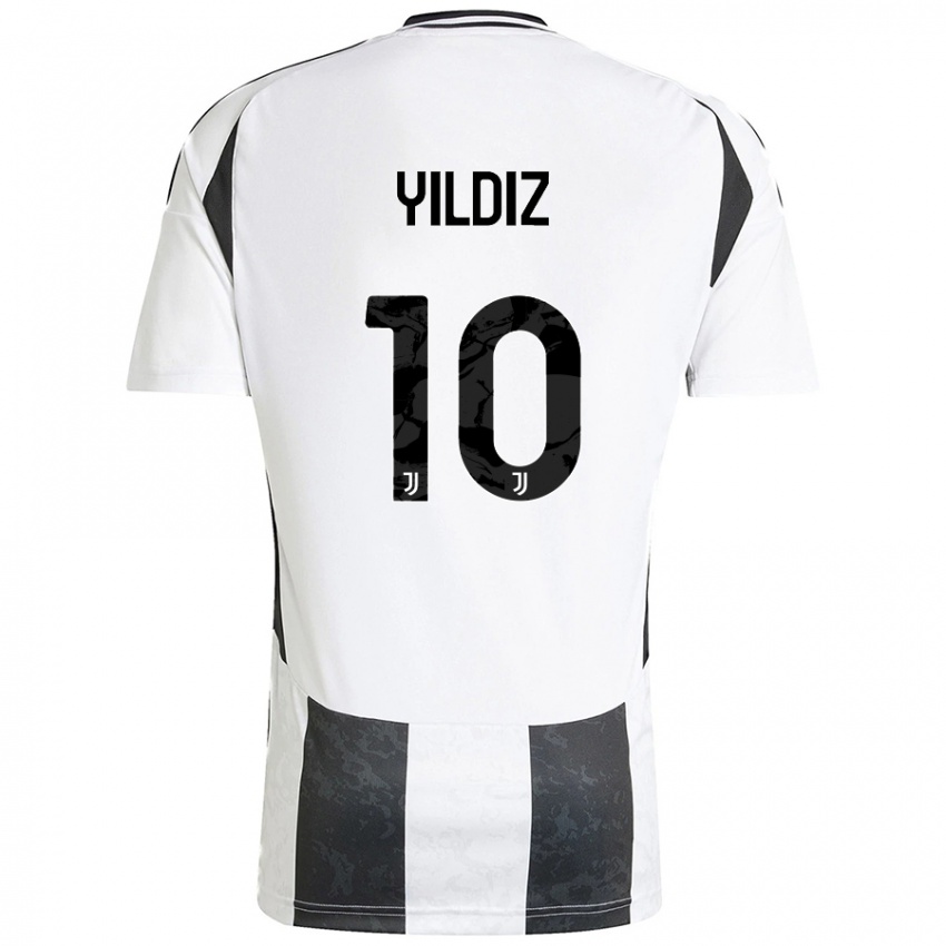 Kinderen Kenan Yildiz #10 Wit Zwart Thuisshirt Thuistenue 2024/25 T-Shirt