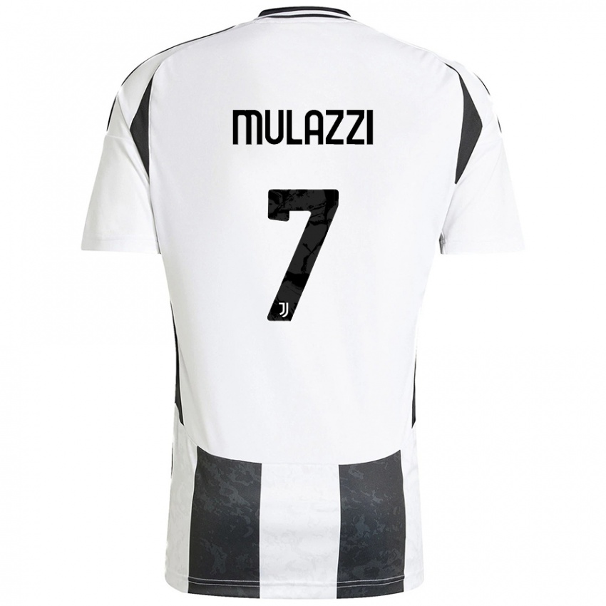 Kinderen Gabriele Mulazzi #7 Wit Zwart Thuisshirt Thuistenue 2024/25 T-Shirt