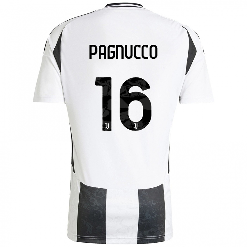 Kinderen Filippo Pagnucco #16 Wit Zwart Thuisshirt Thuistenue 2024/25 T-Shirt