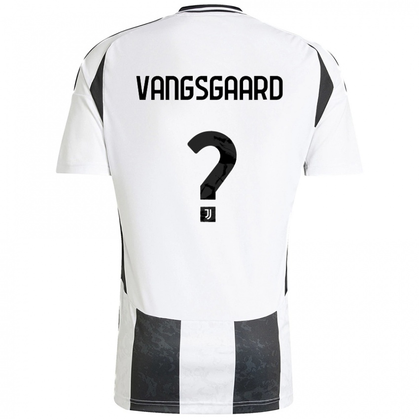 Kinderen Amalie Vangsgaard #0 Wit Zwart Thuisshirt Thuistenue 2024/25 T-Shirt