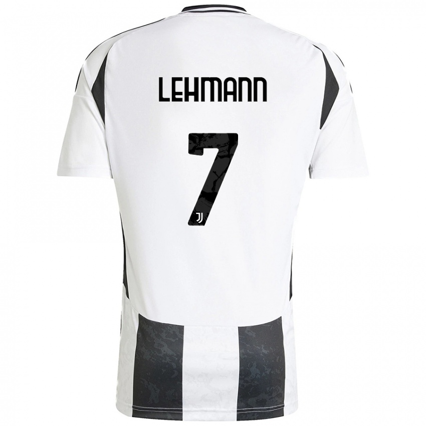 Kinderen Alisha Lehmann #7 Wit Zwart Thuisshirt Thuistenue 2024/25 T-Shirt