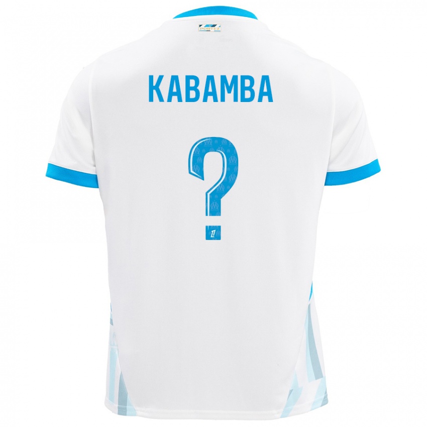 Kinderen Alexis Kabamba #0 Wit Hemelsblauw Thuisshirt Thuistenue 2024/25 T-Shirt