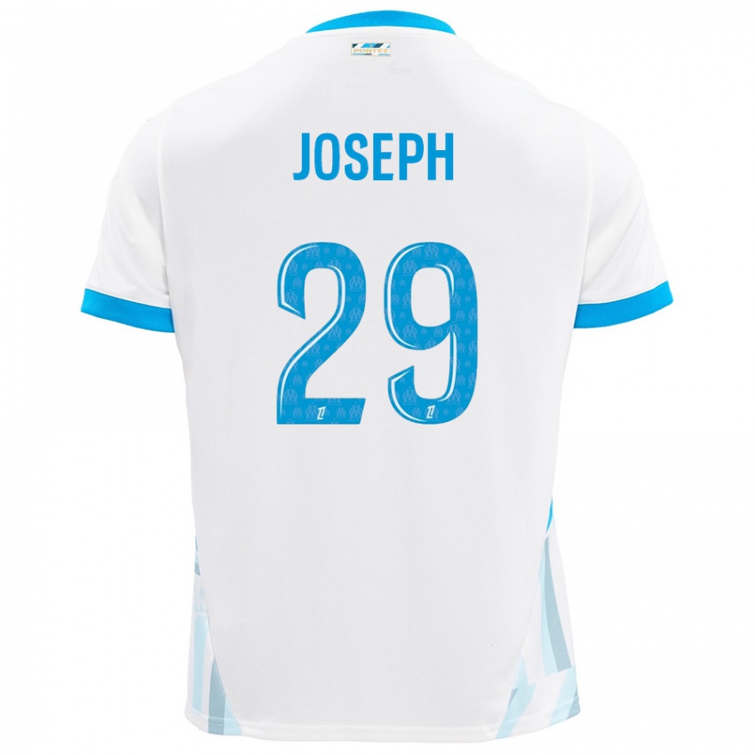 Kinderen Darlina Joseph #29 Wit Hemelsblauw Thuisshirt Thuistenue 2024/25 T-Shirt