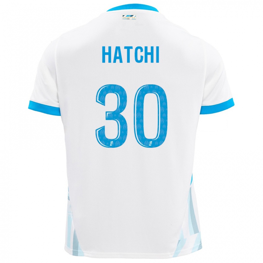 Kinderen Anaïs Hatchi #30 Wit Hemelsblauw Thuisshirt Thuistenue 2024/25 T-Shirt