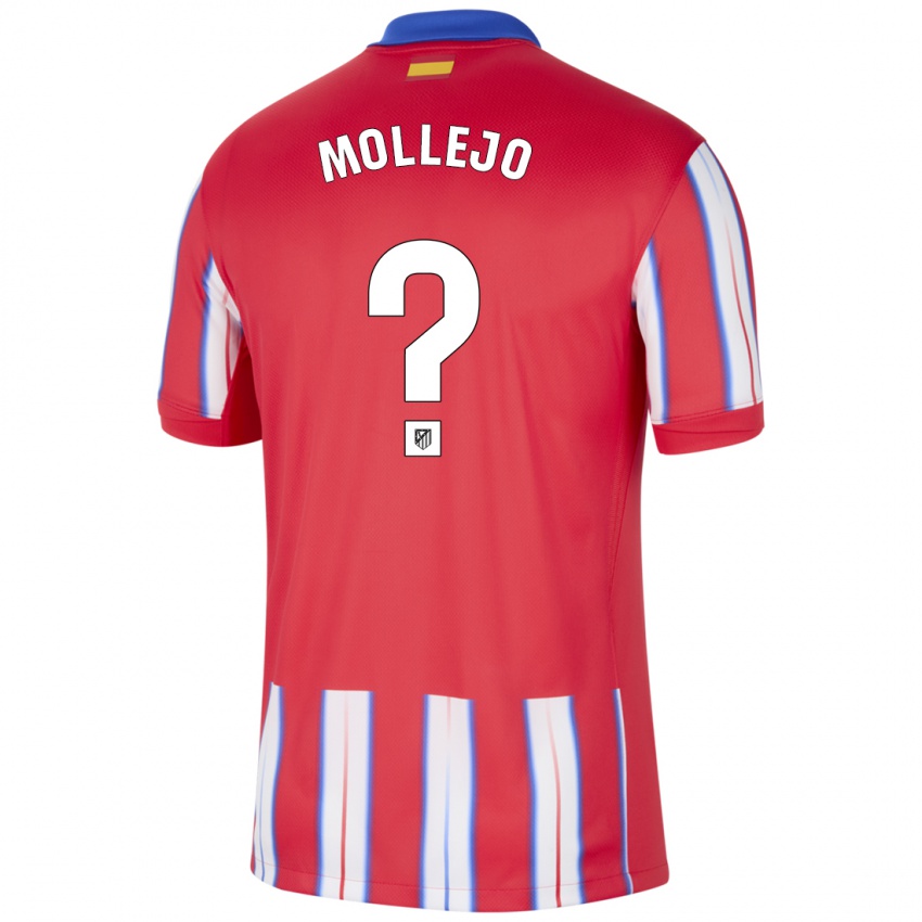 Kinderen Victor Mollejo #0 Rood Wit Blauw Thuisshirt Thuistenue 2024/25 T-Shirt