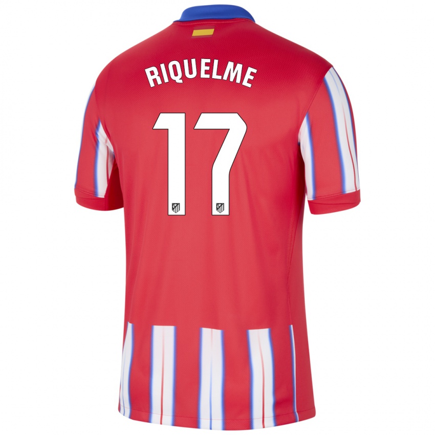 Kinderen Rodrigo Riquelme #17 Rood Wit Blauw Thuisshirt Thuistenue 2024/25 T-Shirt