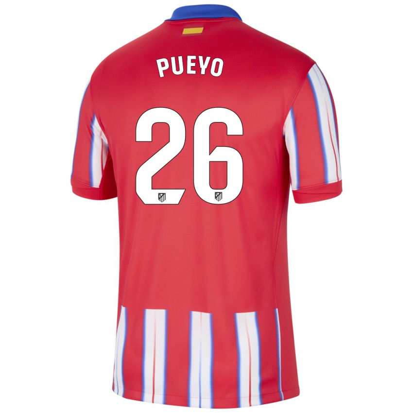 Kinderen Alejandro Monserrate Pueyo #26 Rood Wit Blauw Thuisshirt Thuistenue 2024/25 T-Shirt