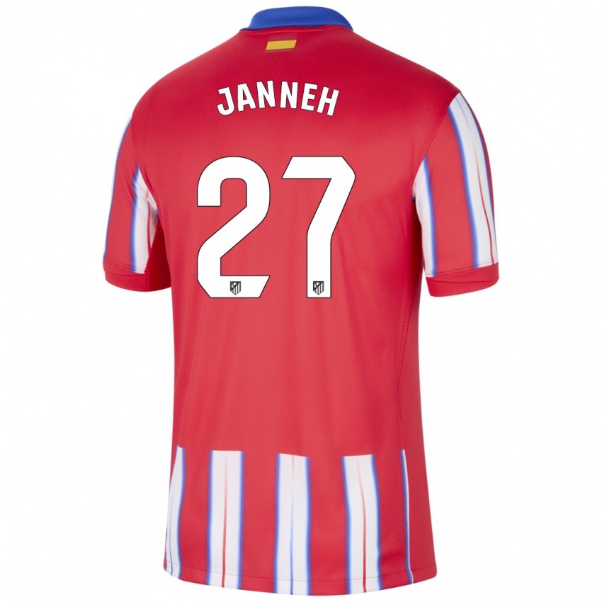 Kinderen Omar Janneh #27 Rood Wit Blauw Thuisshirt Thuistenue 2024/25 T-Shirt