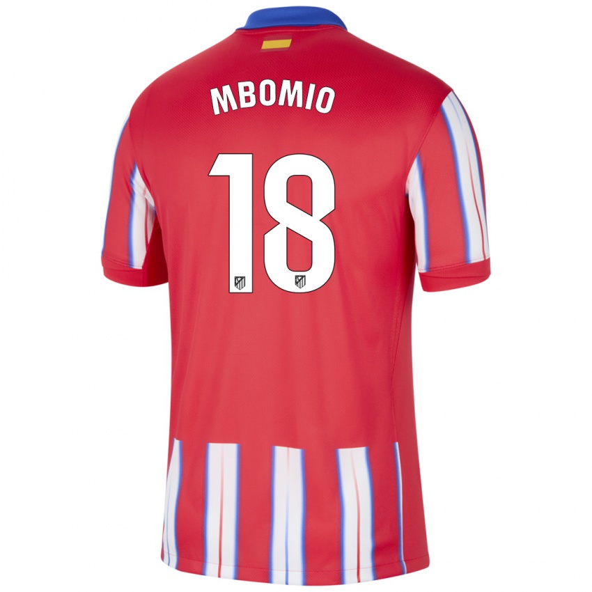 Kinderen Rony Mbomio #18 Rood Wit Blauw Thuisshirt Thuistenue 2024/25 T-Shirt