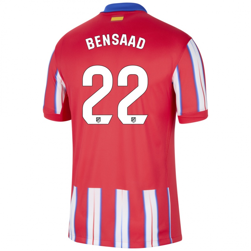 Kinderen Adnane Bensaad #22 Rood Wit Blauw Thuisshirt Thuistenue 2024/25 T-Shirt