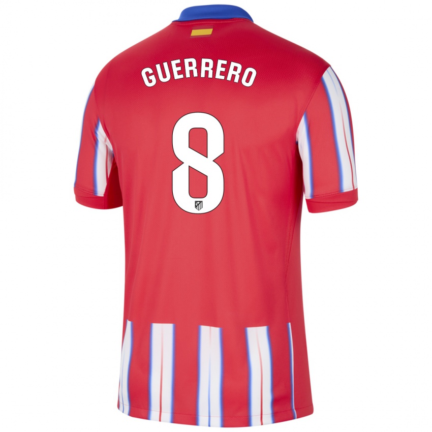 Kinderen Irene Guerrero #8 Rood Wit Blauw Thuisshirt Thuistenue 2024/25 T-Shirt