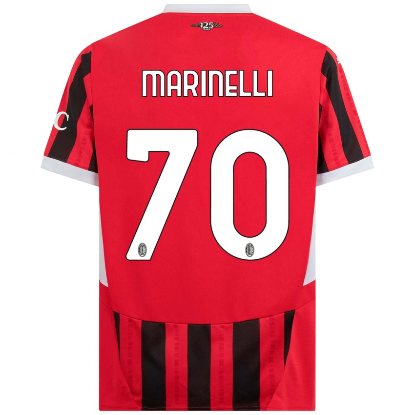 Kinderen Gloria Marinelli #70 Rood Zwart Thuisshirt Thuistenue 2024/25 T-Shirt