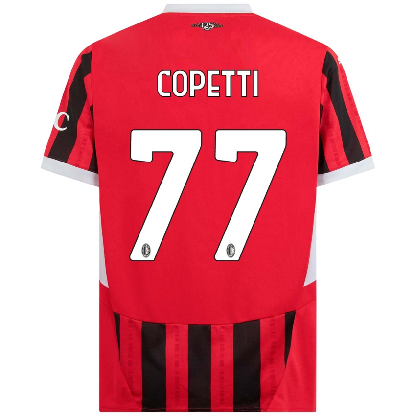 Kinderen Matilde Copetti #77 Rood Zwart Thuisshirt Thuistenue 2024/25 T-Shirt