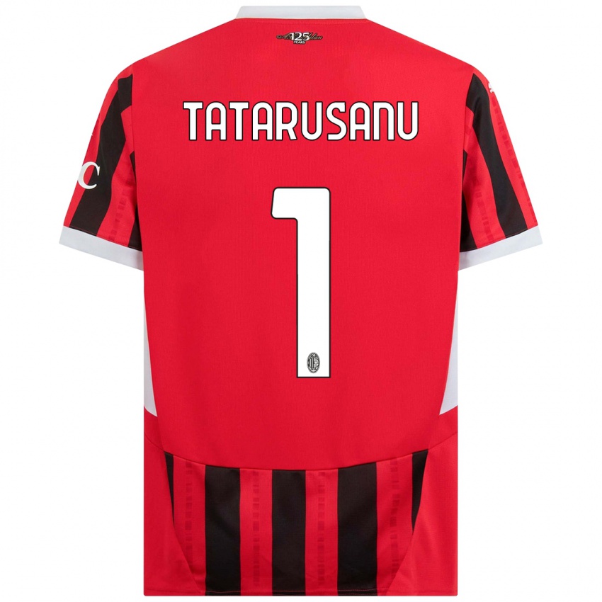 Kinderen Ciprian Tatarusanu #1 Rood Zwart Thuisshirt Thuistenue 2024/25 T-Shirt