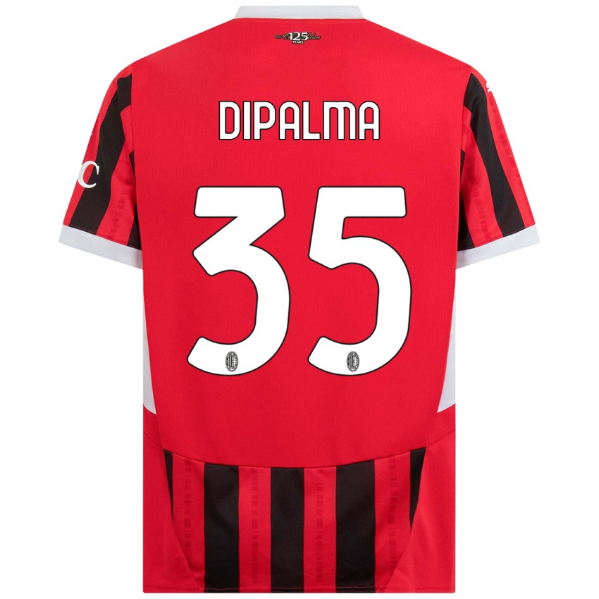 Kinderen Matteo Dipalma #35 Rood Zwart Thuisshirt Thuistenue 2024/25 T-Shirt