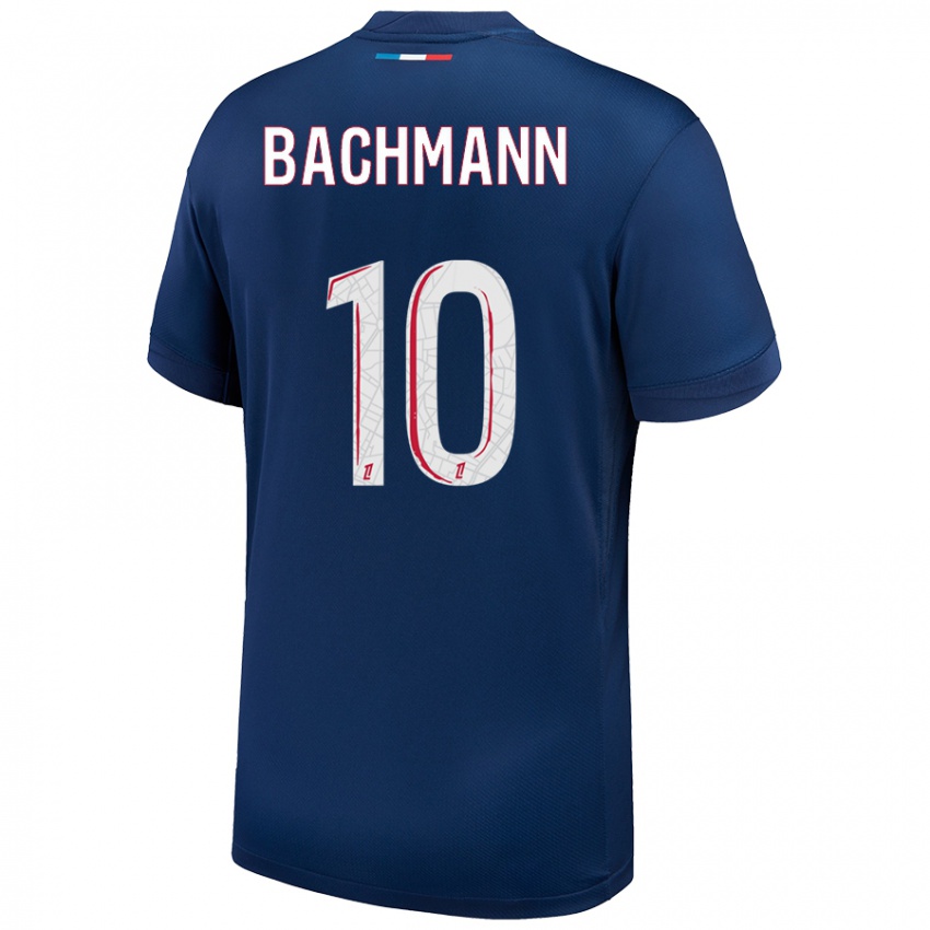 Kinderen Ramona Bachmann #10 Marineblauw Wit Thuisshirt Thuistenue 2024/25 T-Shirt