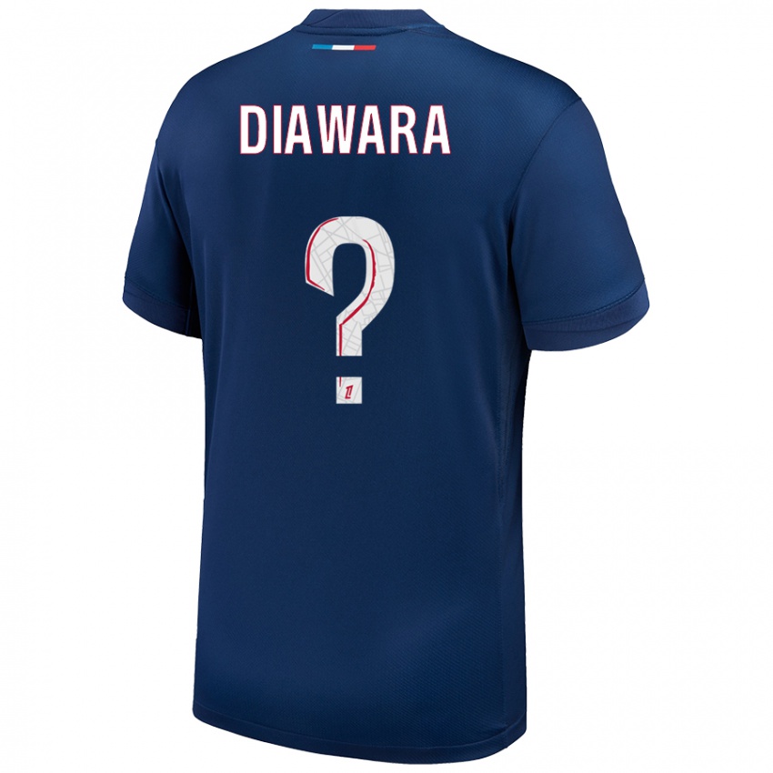 Kinderen Lahna Diawara #0 Marineblauw Wit Thuisshirt Thuistenue 2024/25 T-Shirt