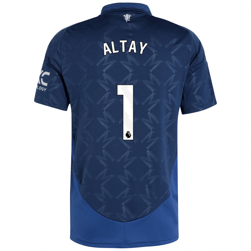 Kinderen Altay Bayindir #1 Indigo Uitshirt Uittenue 2024/25 T-Shirt