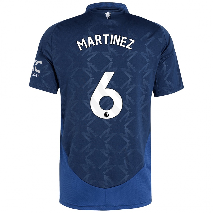 Kinderen Lisandro Martinez #6 Indigo Uitshirt Uittenue 2024/25 T-Shirt