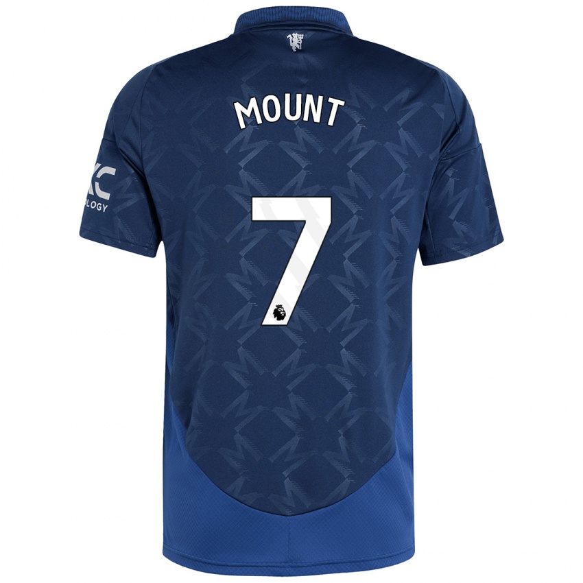 Kinderen Mason Mount #7 Indigo Uitshirt Uittenue 2024/25 T-Shirt