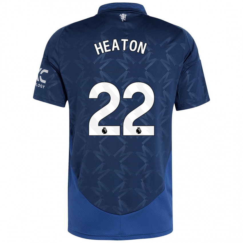 Kinderen Tom Heaton #22 Indigo Uitshirt Uittenue 2024/25 T-Shirt